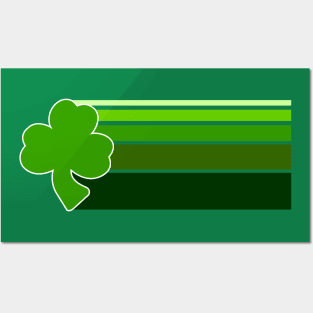 Shamrock stripes Posters and Art